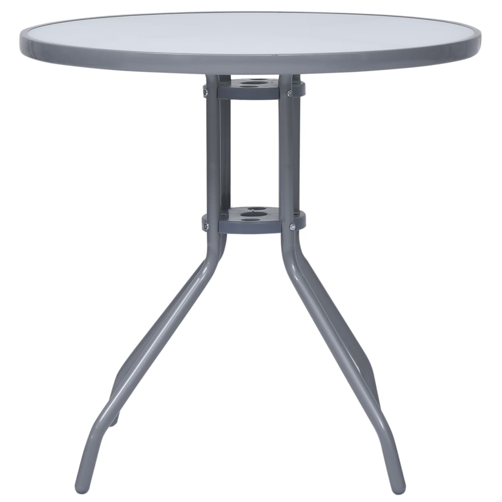 Garden Dining Set Aluminium and Textilene