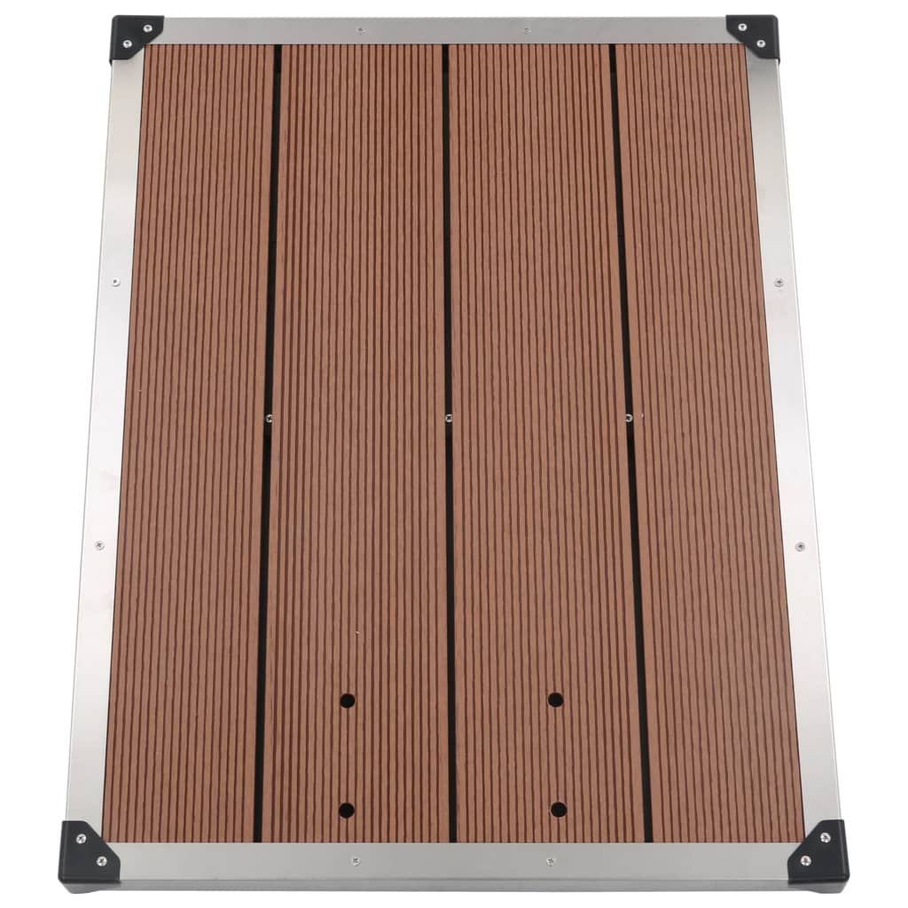 Garden Shower with  Base 230 cm Stainless Steel