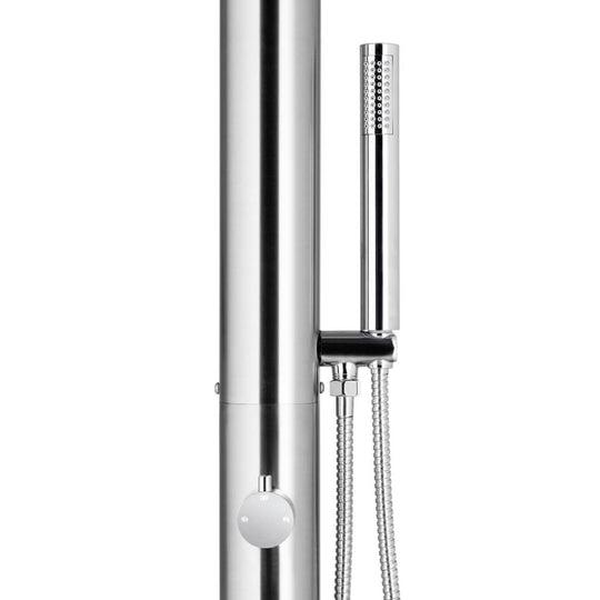 Garden Shower with  Base 230 cm Stainless Steel