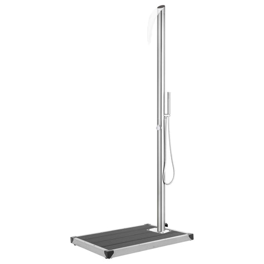 Garden Shower with  Base 225 cm Stainless Steel- Dubai