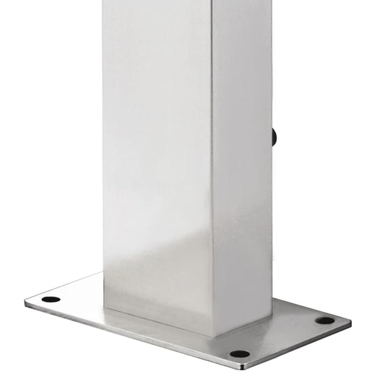 Garden Shower with  Base 225 cm Stainless Steel