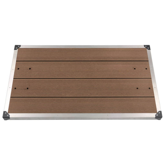 Garden Shower with Base 225 cm Stainless Steel base featuring a durable and stylish design.