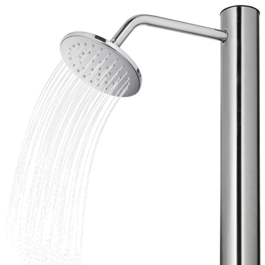 Garden Shower with  Base 220 cm Stainless Steel- Dubai