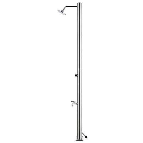 Garden Shower with  Base 220 cm Stainless Steel- Dubai