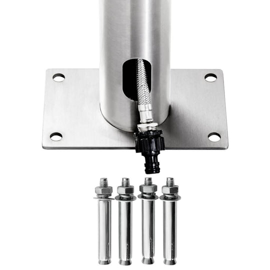 Garden Shower with  Base 220 cm Stainless Steel- Dubai