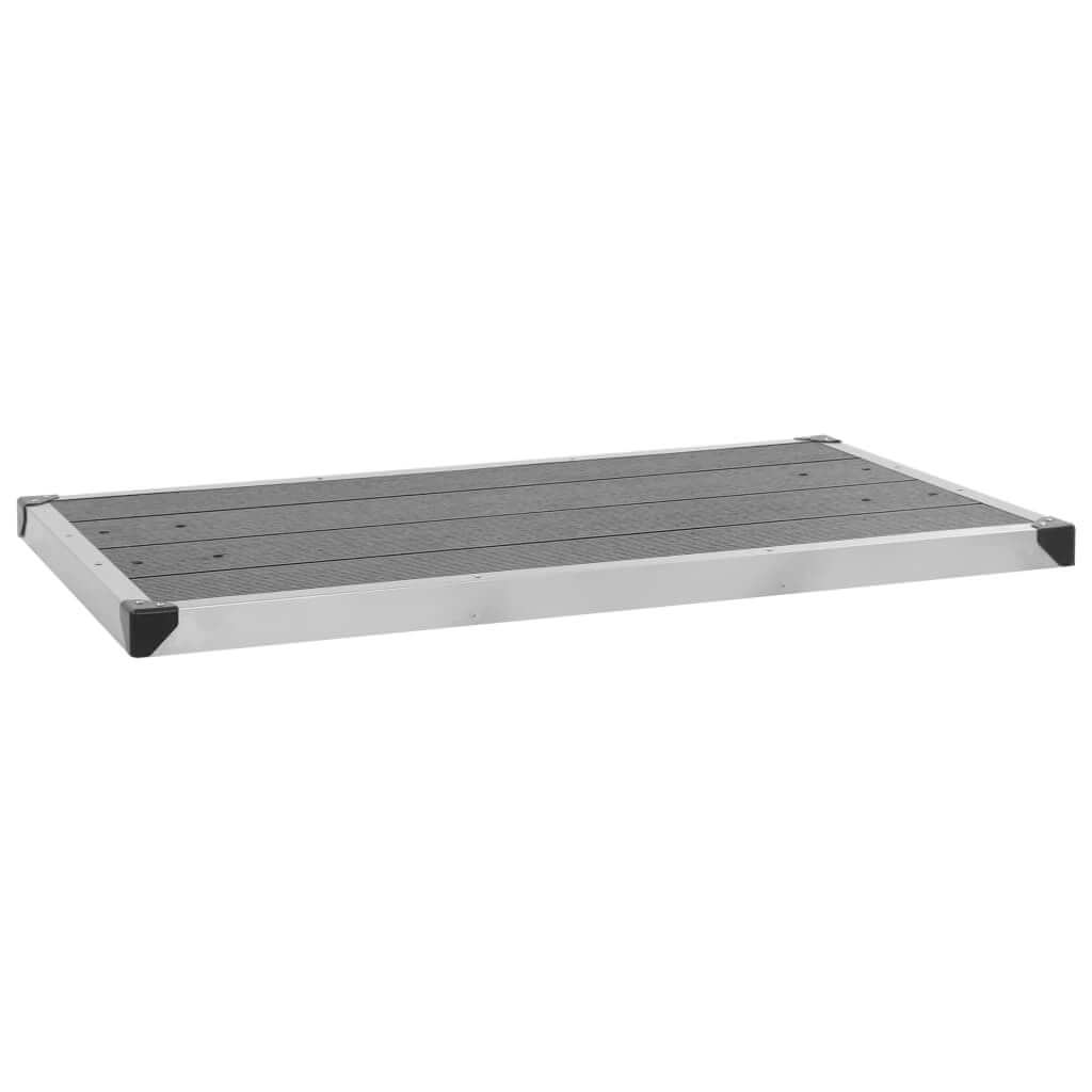 Stainless Steel Base for Garden Shower with Base 225 cm, weather-resistant outdoor accessory.