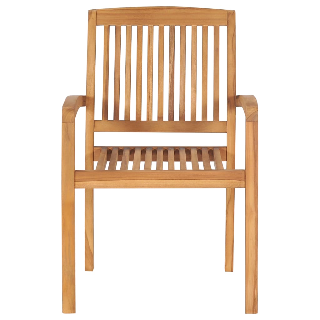 Stacking Garden Chairs 6 pcs Solid Teak Wood , Furniture -> Outdoor Furniture -> Outdoor Seating -> Outdoor Chairs , Durable,eligant,Furniture -,Home & Garden -,Modern Design,new-305021,Outdoor Chairs,Outdoor Furniture -,Outdoor Seating -,Wooden Furniture