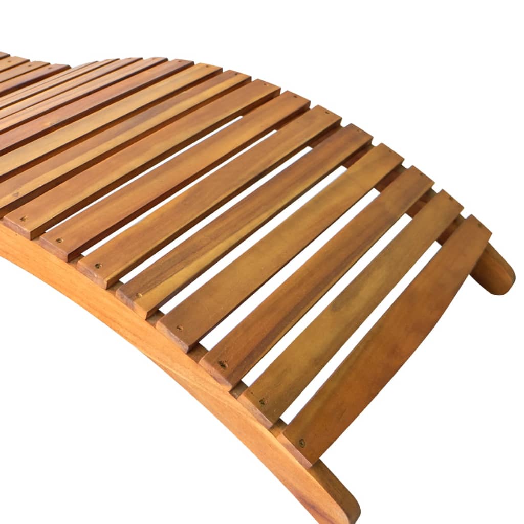 Sun Loungers 2 pcs Solid Acacia Wood , Furniture -> Outdoor Furniture -> Outdoor Seating -> Sunloungers , Durable,eligant,Furniture -,Home & Garden -,Modern Design,new-305021,Outdoor Furniture -,Outdoor Seating -,Sunloungers,Wooden Furniture