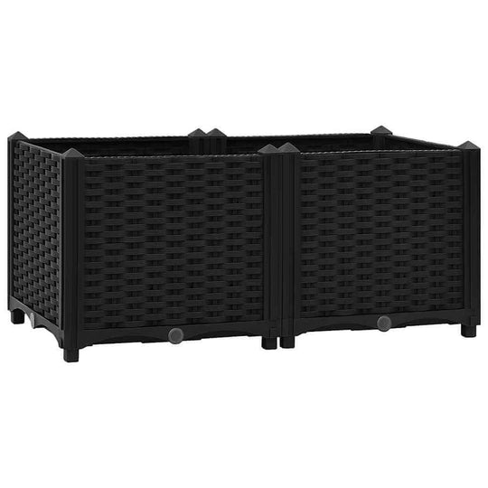 سرير مرتفع 80×40×38 سم، مصنوع من البولي بروبيلين