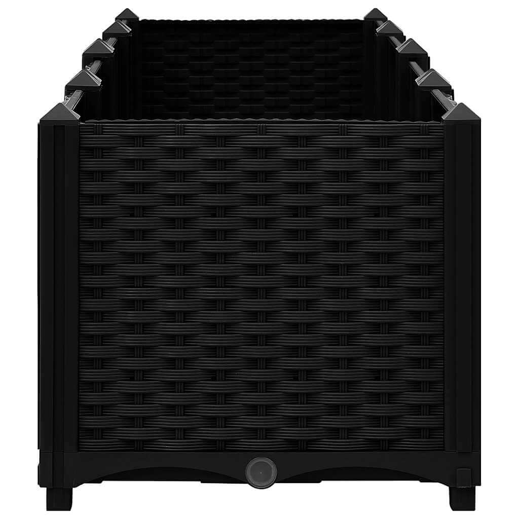 سرير مرتفع 160x40x38 سم من مادة البولي بروبيلين