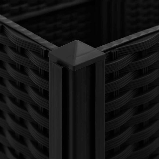سرير مرتفع 160x40x38 سم من مادة البولي بروبيلين