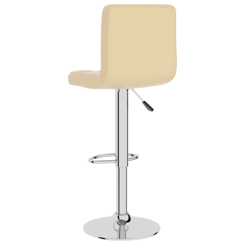 Bar Stool Cream Faux Leather