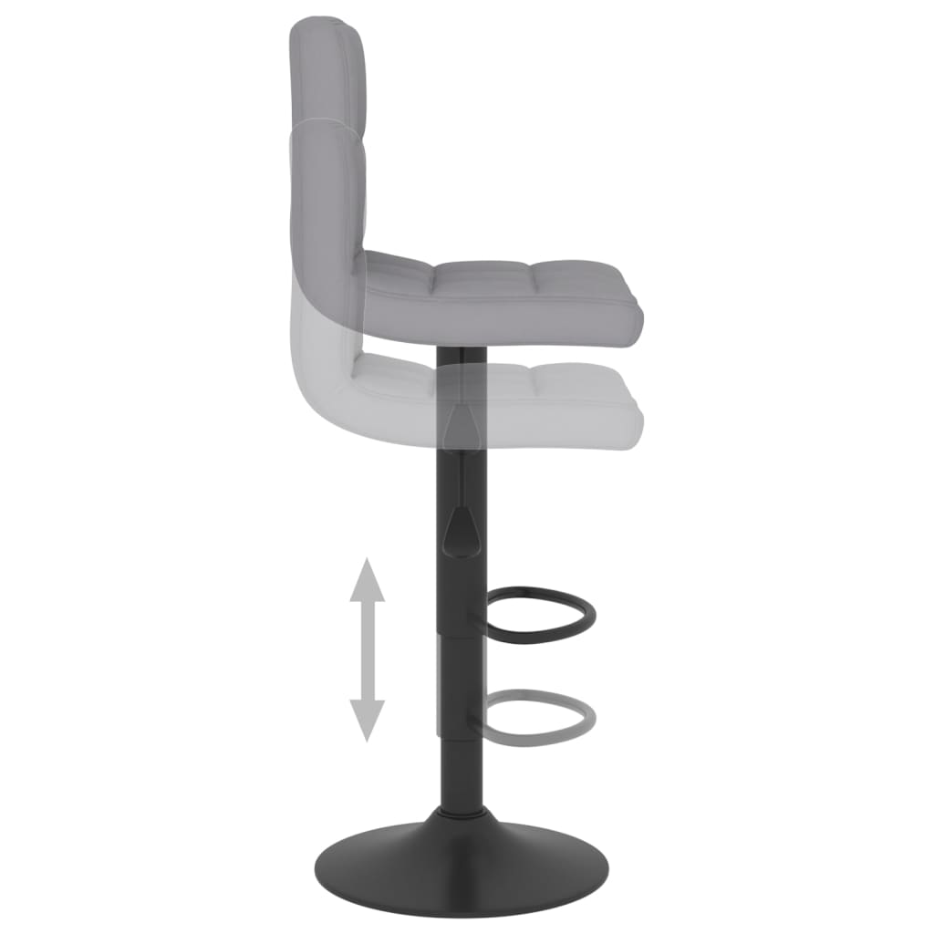 Bar Stool Light  Fabric with adjustable height and chrome base for optimal comfort and style.