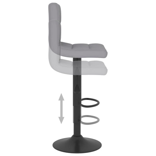 Bar Stool Light  Fabric with adjustable height and chrome base for optimal comfort and style.