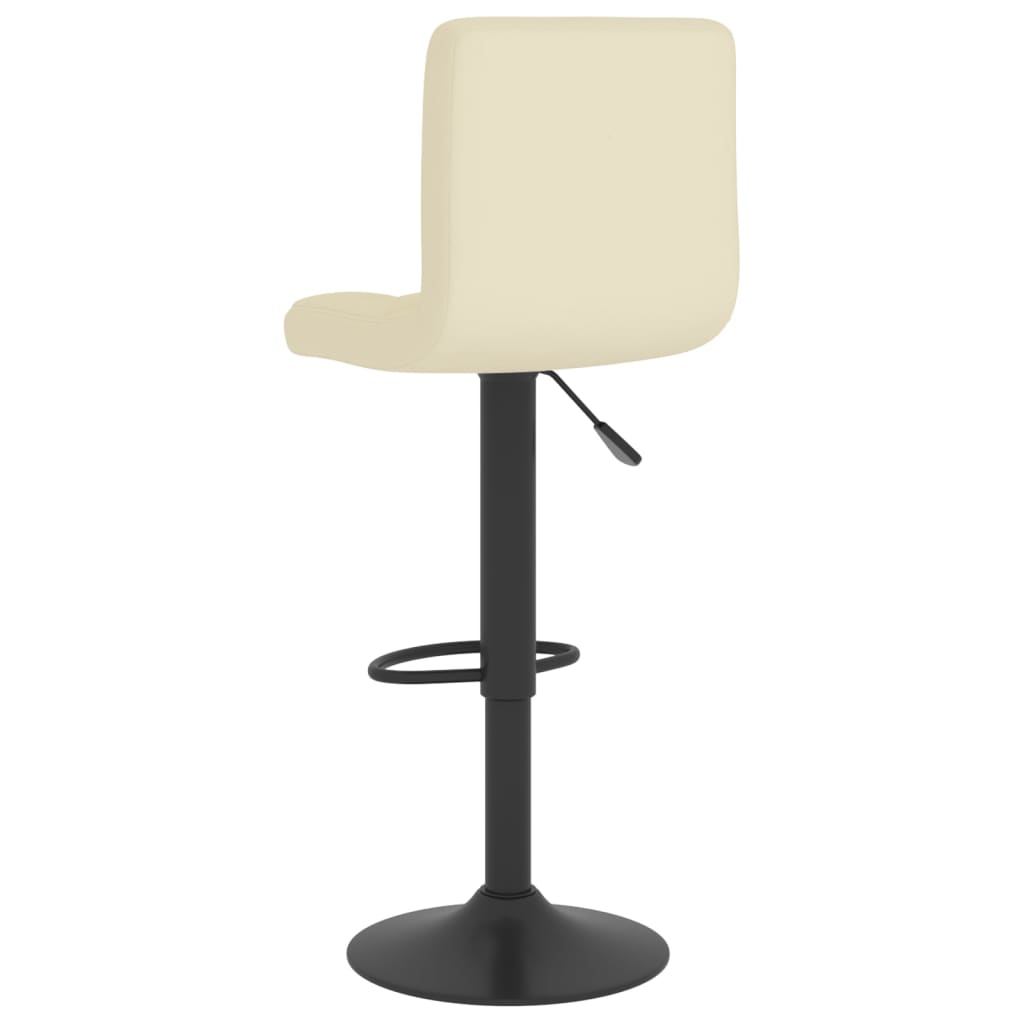 Modern Bar Stool Fabric with adjustable height, chrome-finished steel base, built-in footrest for optimal comfort.