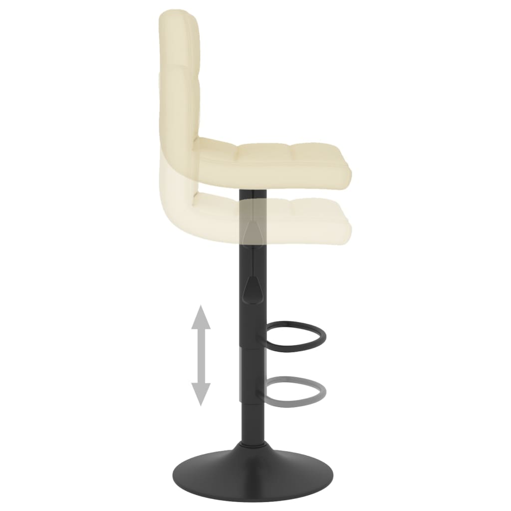 Bar Stool Fabric with adjustable height, chrome-finished base, and footrest for optimal comfort.
