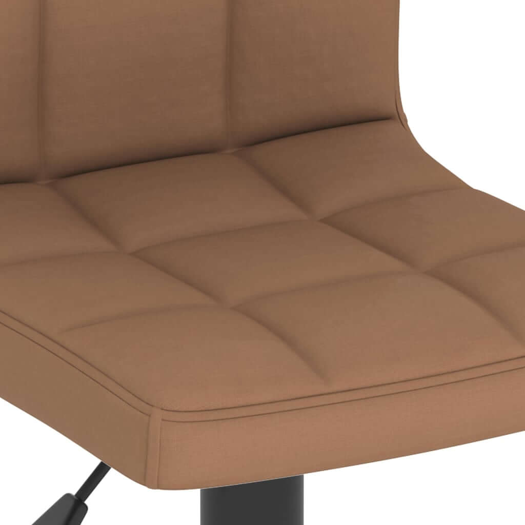 Bar Stool Brown Fabric