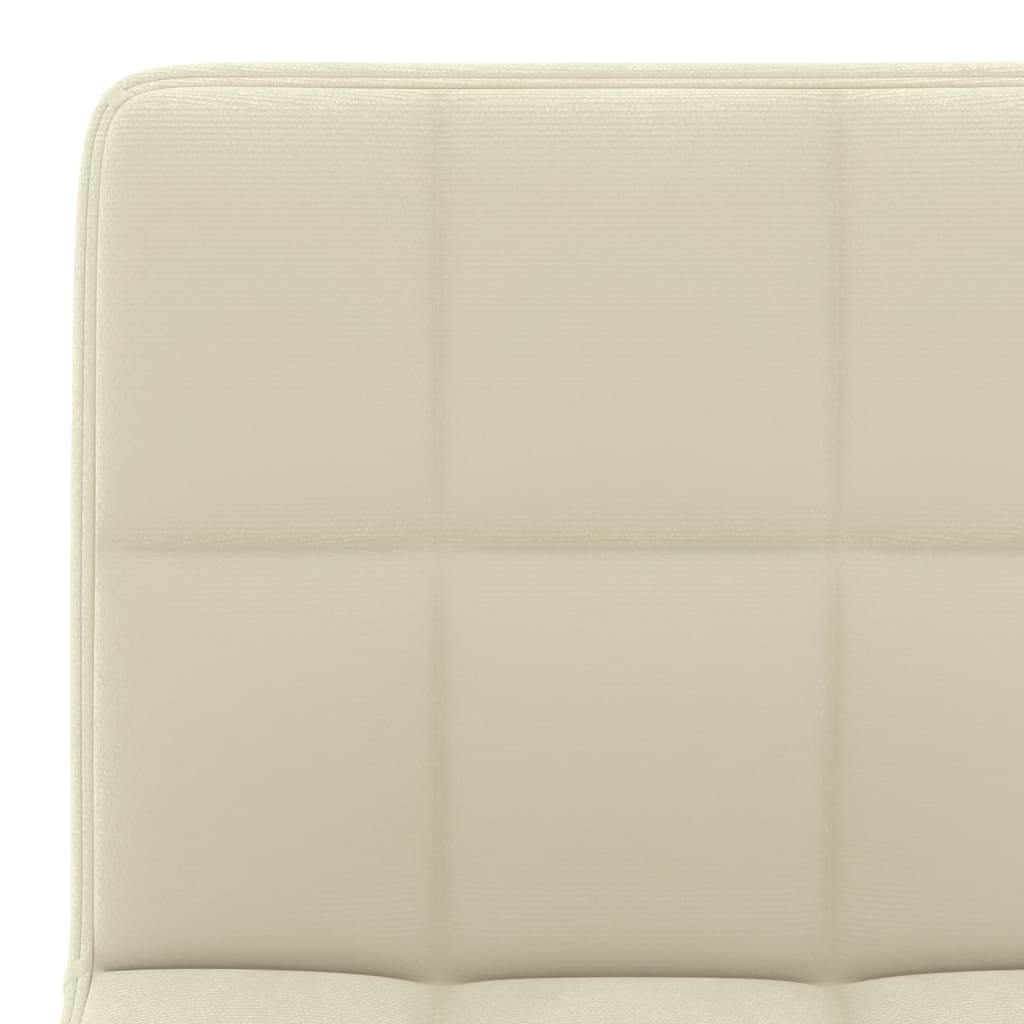 Cream velvet upholstered backrest of bar stool, showcasing soft texture and modern design for elegant seating.