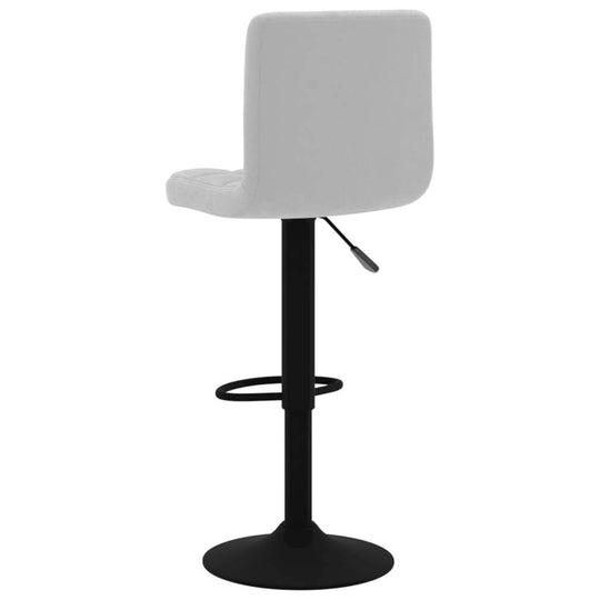 Bar Stools 2 pcs Light Grey Velvet