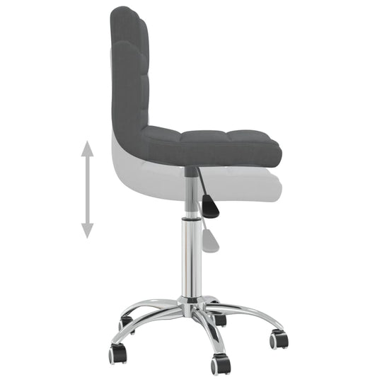 Swivel Office Chair Fabric , Furniture -> Office Furniture -> Office & Desk Chairs , adjustable,brown,dark fabric,dining room,fabric,Furniture -,gray,Kitchen & Dining -,Kitchen & Dining Room Chairs,new-305021,Office & Desk Chairs,Office Furniture -,steel,