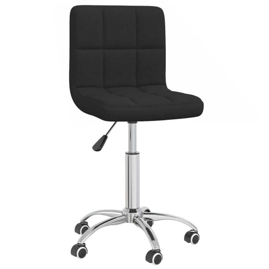 Swivel Office Chair Fabric with adjustable height and 360-degree swiveling castors for home office and living room comfort.