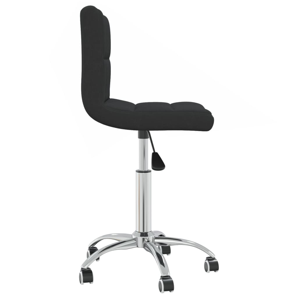 Swivel Office Chair Fabric with adjustable height and 360-degree wheels, upholstered in soft fabric for home or office use.