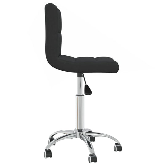 Swivel Office Chair Fabric with adjustable height and 360-degree wheels, upholstered in soft fabric for home or office use.