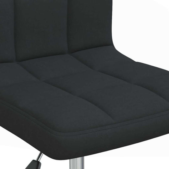Swivel Office Chair Fabric with padded seat and adjustable height mechanism in home office setting.