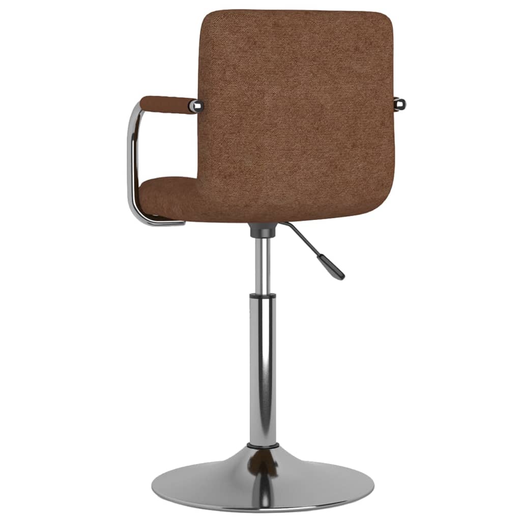 Bar Stool Brown Fabric