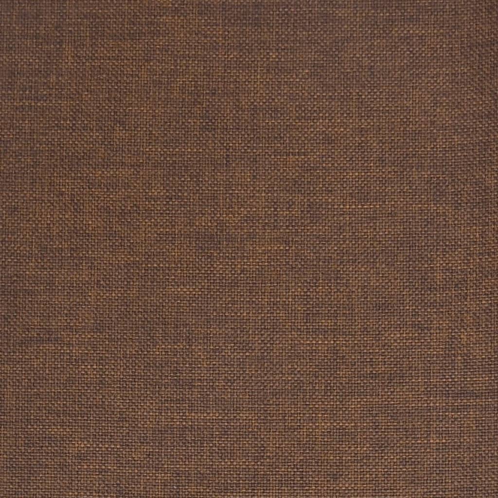 Bar Stool Brown Fabric