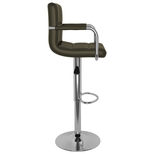 Bar Stool Brown Faux Leather