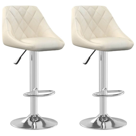 Bar Stool 2 pcs  Velvet
