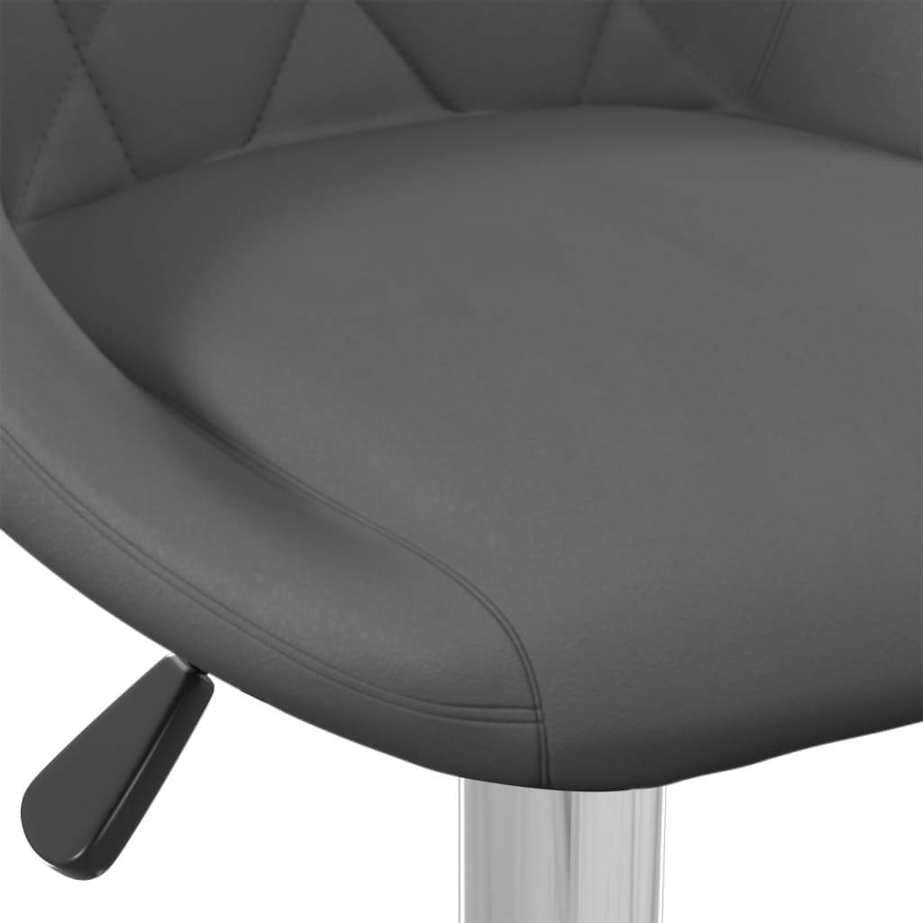 Bar Stool 2 Pcs Dark Velvet close-up of soft velvet upholstery and gas lift mechanism.