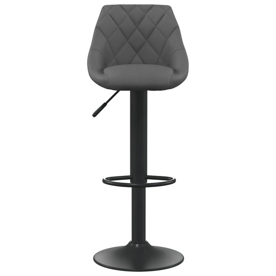 Bar Stools 2 pcs Dark  Velvet