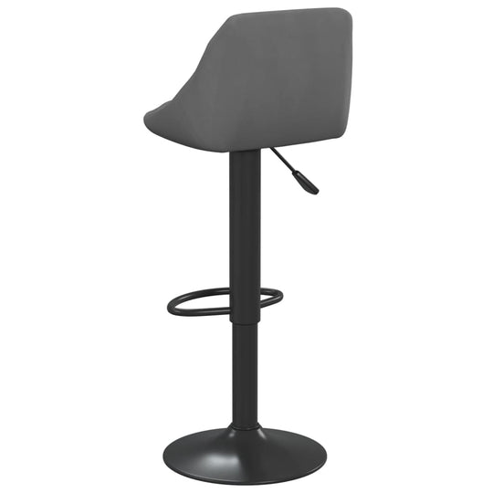 Bar Stools 2 pcs Dark  Velvet