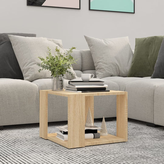 Coffee Table 60x60x40 cm Engineered Wood , Cofee Table , Accent Tables -,Coffee Tables,Durable Construction,Easy Installation,Furniture -,Home Decor,Home Furnishings,Interior Design,Luxury Furniture,Modern Design,new-305021,Tables -,Wooden Furniture