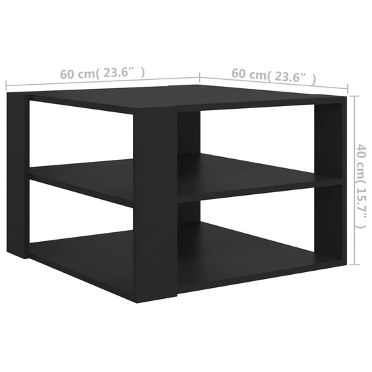 Coffee Table 60x60x40 cm Engineered Wood , Furniture -> Tables -> Accent Tables -> Coffee Tables , Accent Tables -,Coffee Tables,Durable,eligant,Furniture -,Home & Garden -,Modern Design,new-305021,Tables -,Wooden Furniture