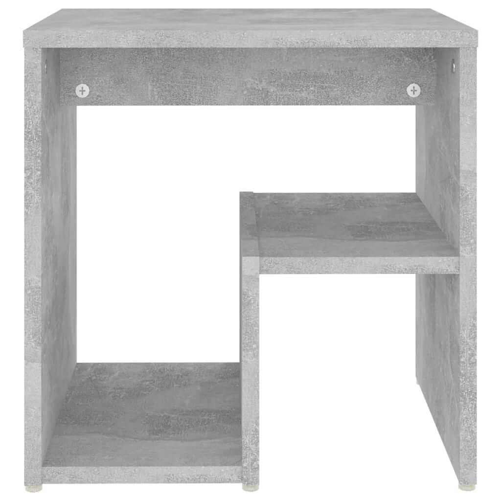 Bed Cabinets 2 pcs Concrete  40x30x40 cm Engineered Wood