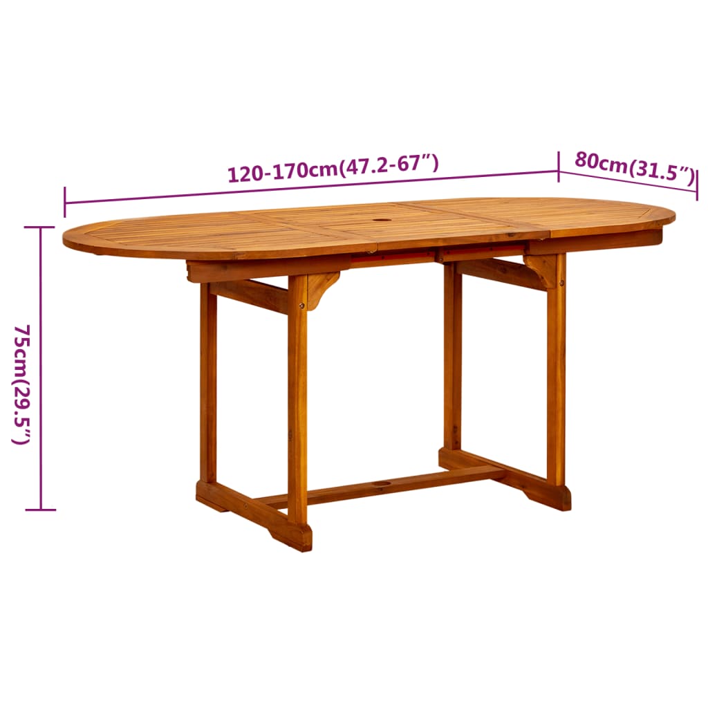 7 Piece Garden Dining Set Solid Wood Acacia , Furniture -> Outdoor Furniture -> Outdoor Furniture Sets , Chairs -,Decor -,Durable,eligant,Furniture -,Home & Garden -,Home Decor,Modern Design,new-305021,Outdoor Furniture -,Outdoor Furniture Sets,Outdoor Se