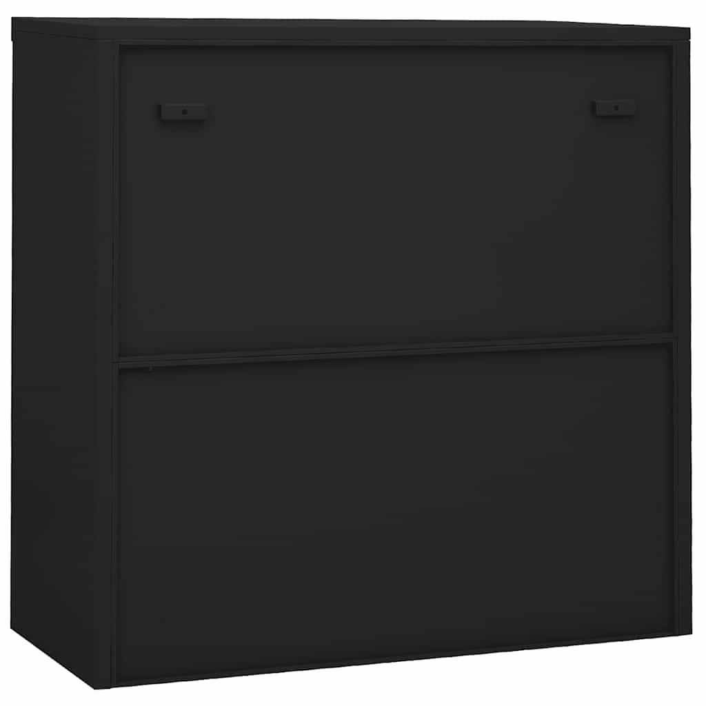 Office Cabinet with Sliding Door  90x40x90 cm Steel