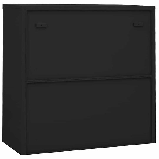 Office Cabinet with Sliding Door  90x40x90 cm Steel