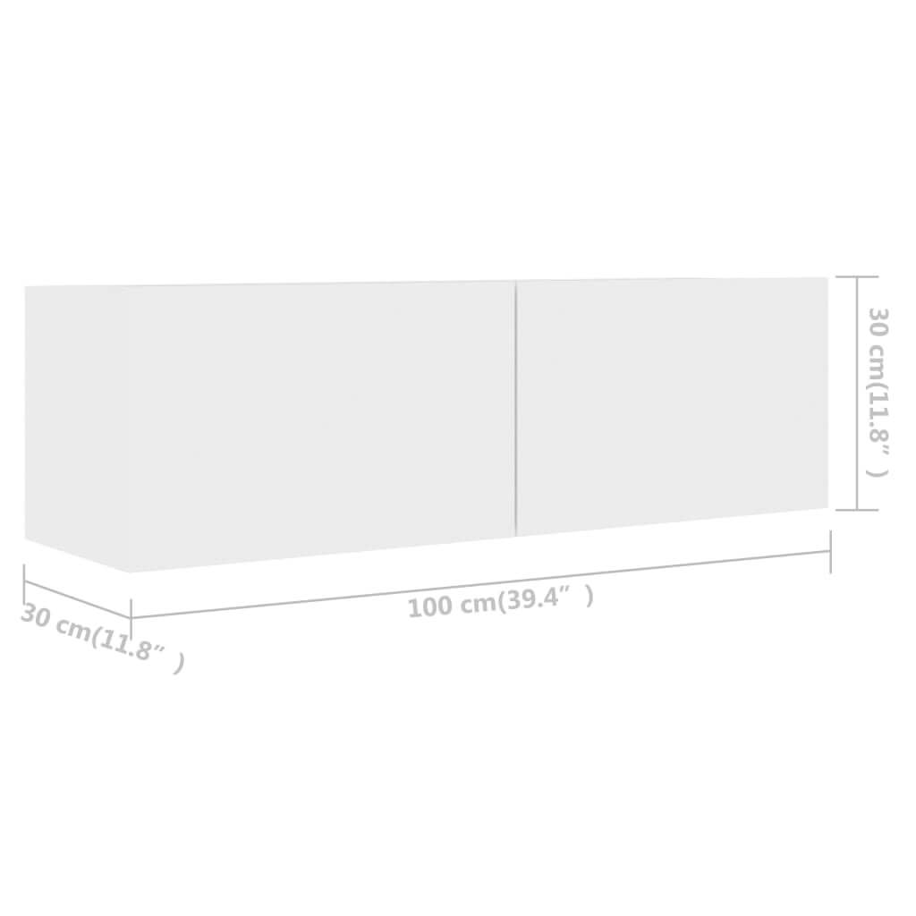 TV Cabinets  pcs  100x30x30 cm Engineered Wood