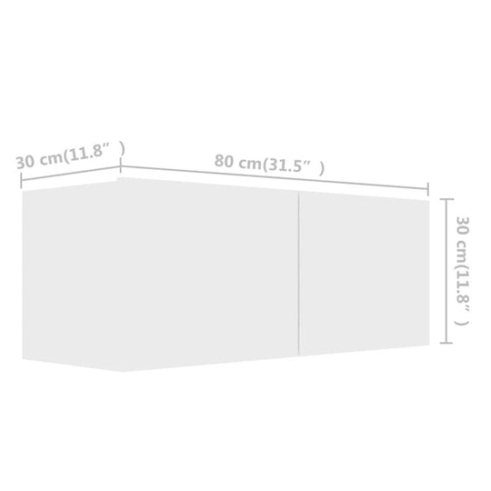 طقم خزانة تلفزيون من 3 قطع من الخشب المصنّع