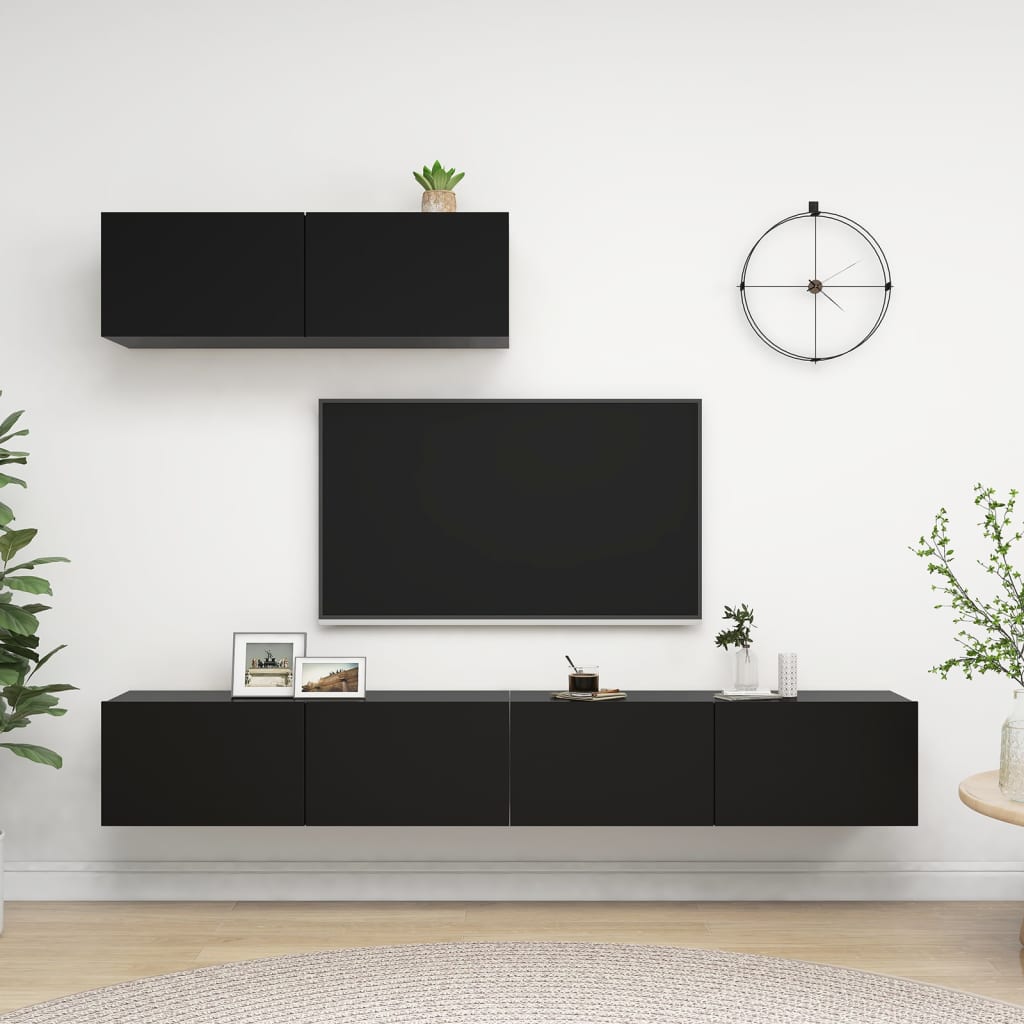 TV Cabinets 3 pcs Engineered Wood , Furniture -> Entertainment Centers & TV Stands , Durable,eligant,Entertainment Centers & TV Stands,Furniture -,Home & Garden -,Modern Design,new-305021