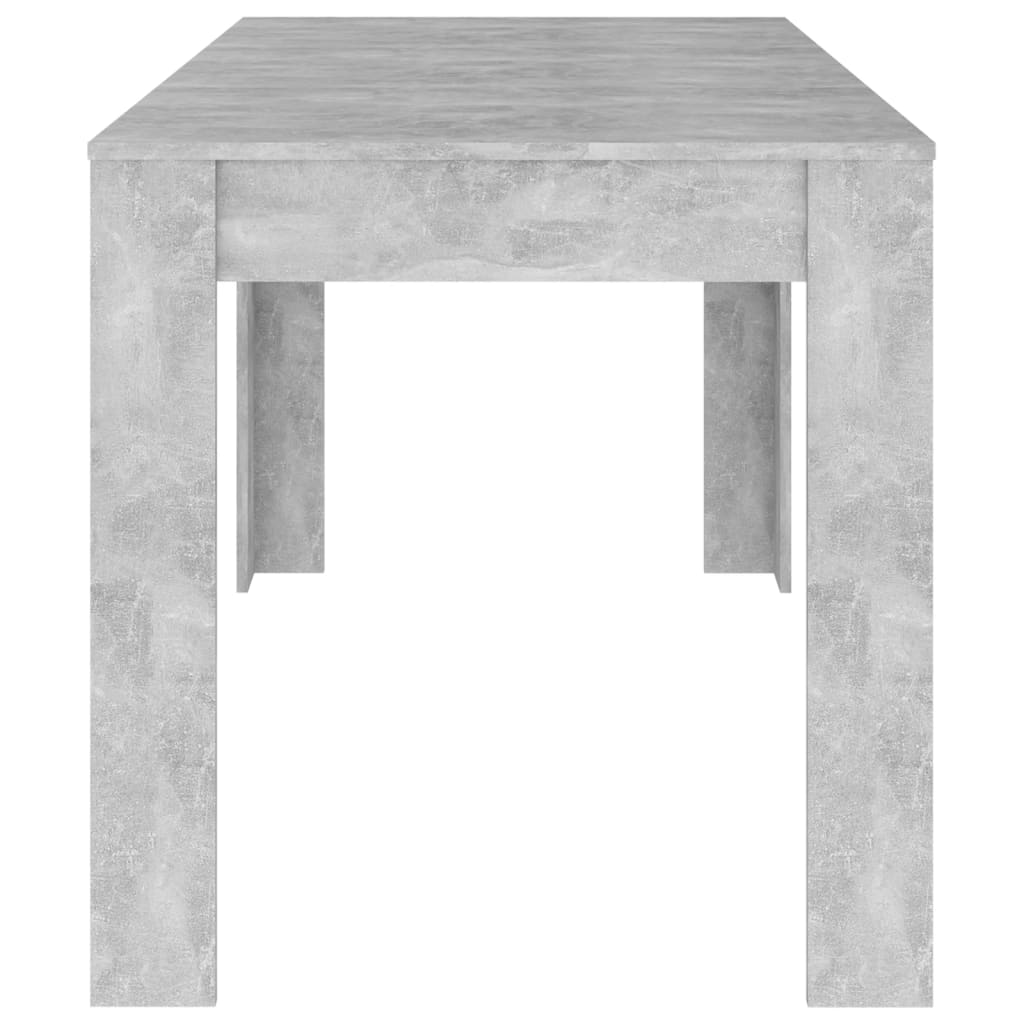 Dining Table Concrete 140x74.5x76 cm Engineered Wood , Furniture -> Tables -> Kitchen & Dining Room Tables , concret finish,dining room,eligant,Furniture -,gray,Kitchen & Dining -,Kitchen & Dining Room Tables,Modern Design,new-305021,Tables -,Wooden Furni