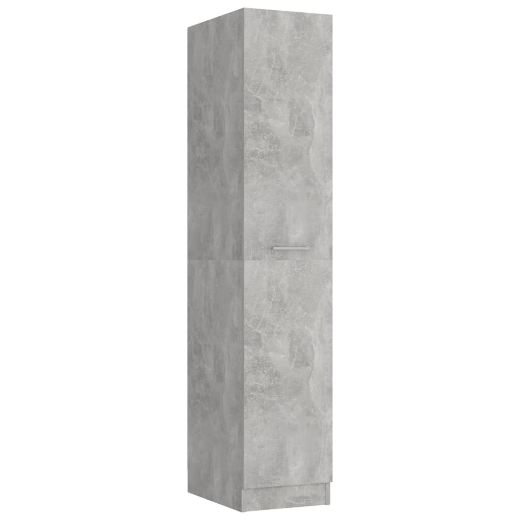 Apothecary Cabinet Concrete 30x42.5x150 cm Engineered Wood , Cabinet , Cabinets & Storage -,concret finish,Cupboards & Wardrobes,eligant,Furniture -,Home Furnishings,Interior Design,Modern Design,new-305021,Storage Cabinets & Lockers,Unique Design,Wooden