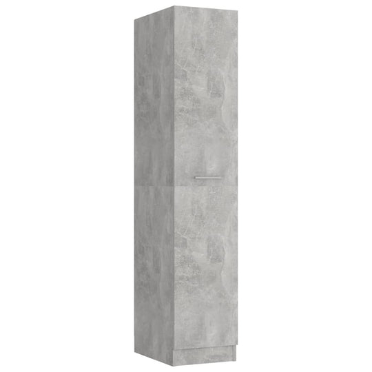 Apothecary Cabinet Concrete 30x42.5x150 cm Engineered Wood , Cabinet , Cabinets & Storage -,concret finish,Cupboards & Wardrobes,eligant,Furniture -,Home Furnishings,Interior Design,Modern Design,new-305021,Storage Cabinets & Lockers,Unique Design,Wooden