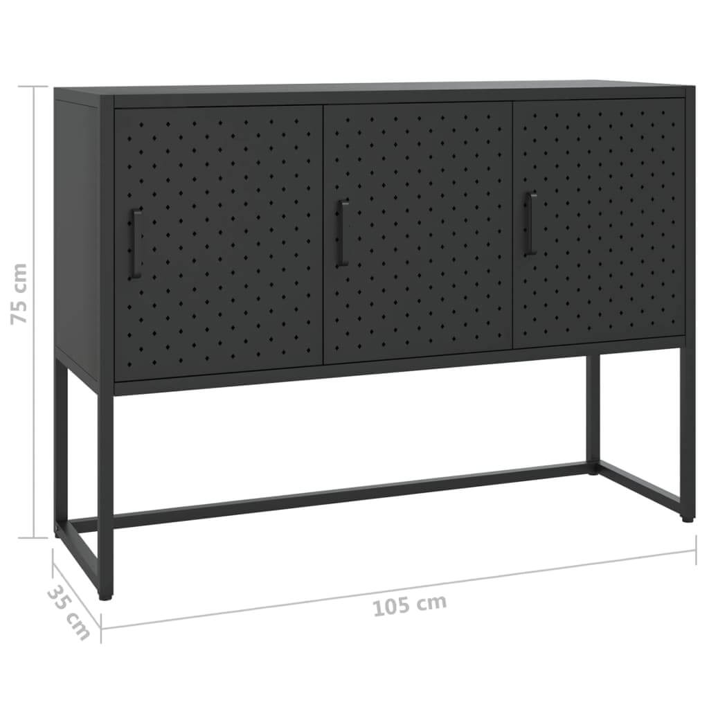 Sideboard  105x35x75 cm Steel