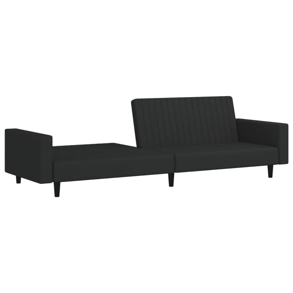 2-Seater Sofa Bed Velvet , Furniture -> Sofas , black,Comfortable,Durable,eligant,Furniture -,Home & Garden -,Modern Design,new-305021,Sofas