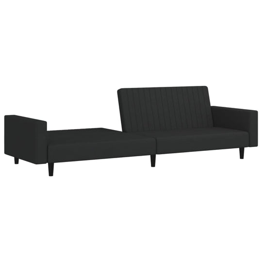 2-Seater Sofa Bed Velvet , Furniture -> Sofas , black,Comfortable,Durable,eligant,Furniture -,Home & Garden -,Modern Design,new-305021,Sofas